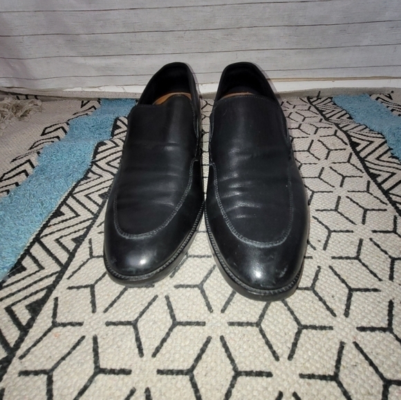 COLE HAAN GRAND OS BLACK LEATHER LOAFERS, SZ 11.5 - Picture 3 of 14
